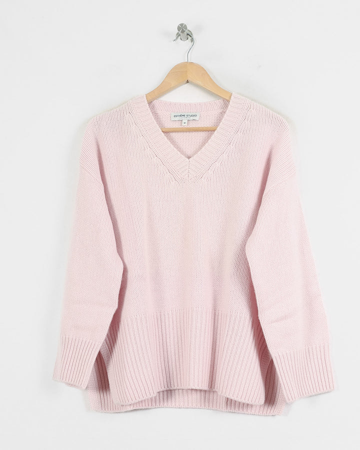 AUTRES COL V ROSE - Taille M (38)