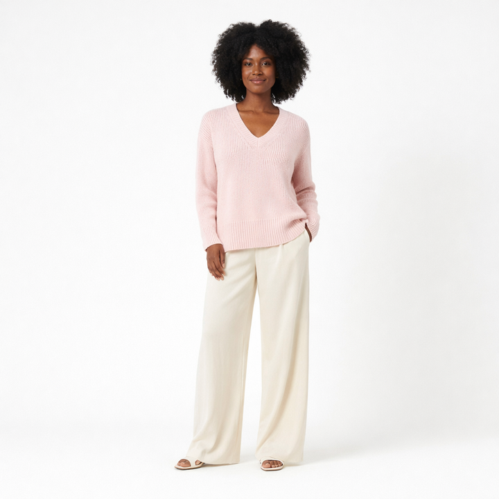 AUTRES COL V ROSE - Taille M (38)