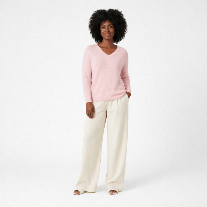 AUTRES COL V ROSE - Taille XL (42)