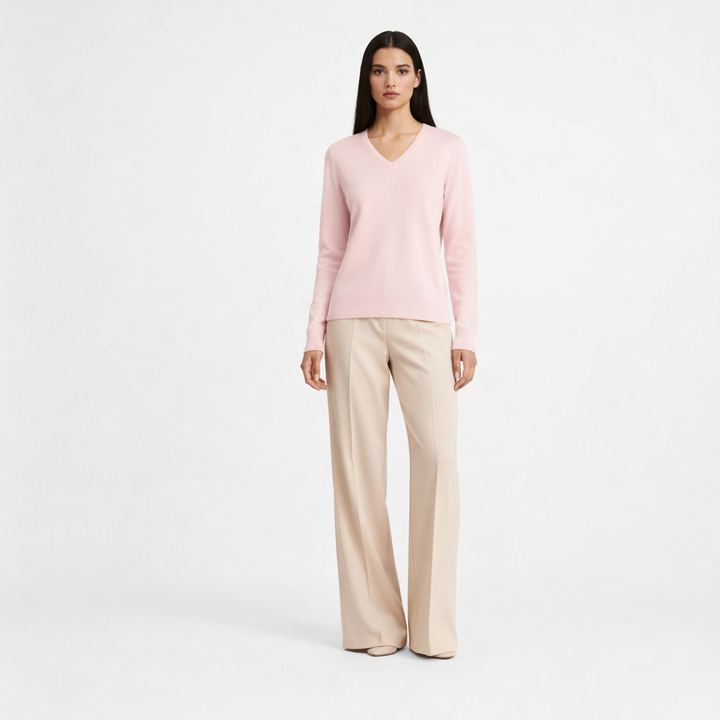 AUTRES COL V ROSE - Taille M (38)
