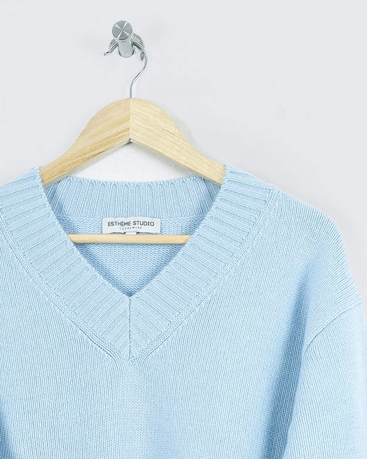 AUTRES COL V BLEU - Taille XL (42)