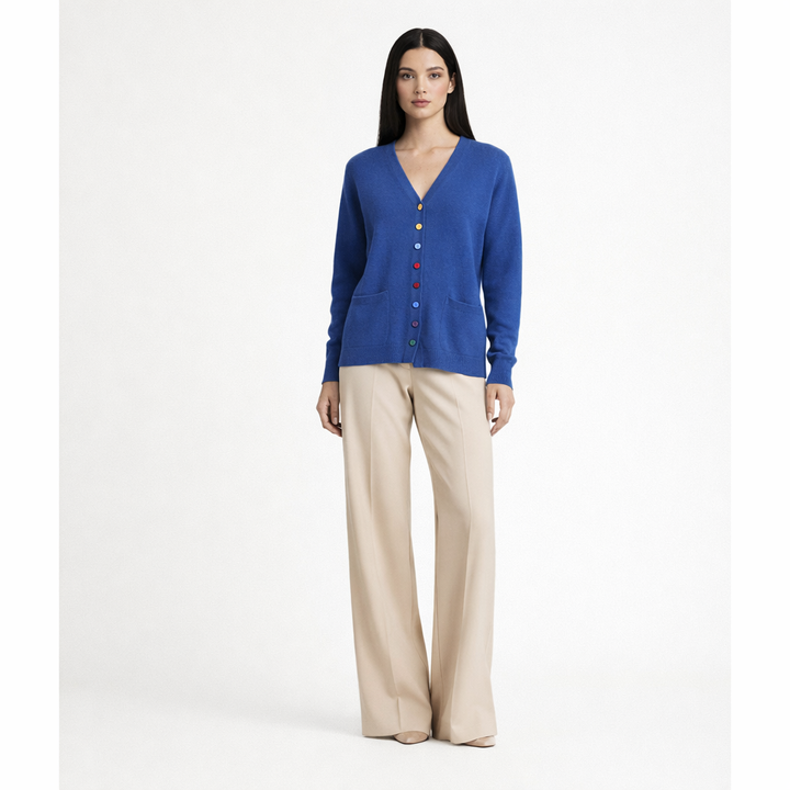 AUTRES COL V BLEU - Taille S (36)