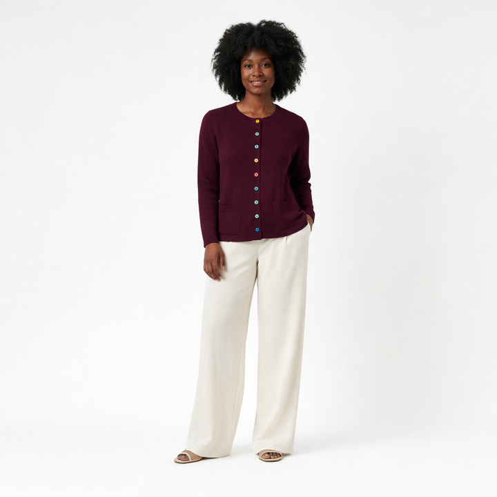AUTRES COL ROND VIOLET - Taille XL (42)
