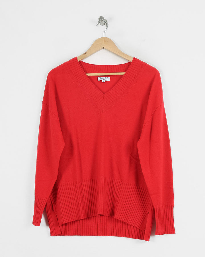 AUTRES COL V ROUGE - Taille L (40)