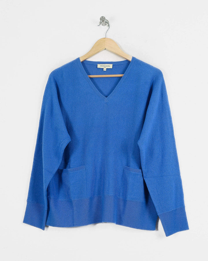 AUTRES COL V BLEU - Taille M (38)