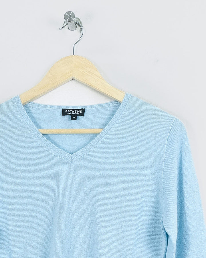 AUTRES COL V BLEU - Taille M (38)