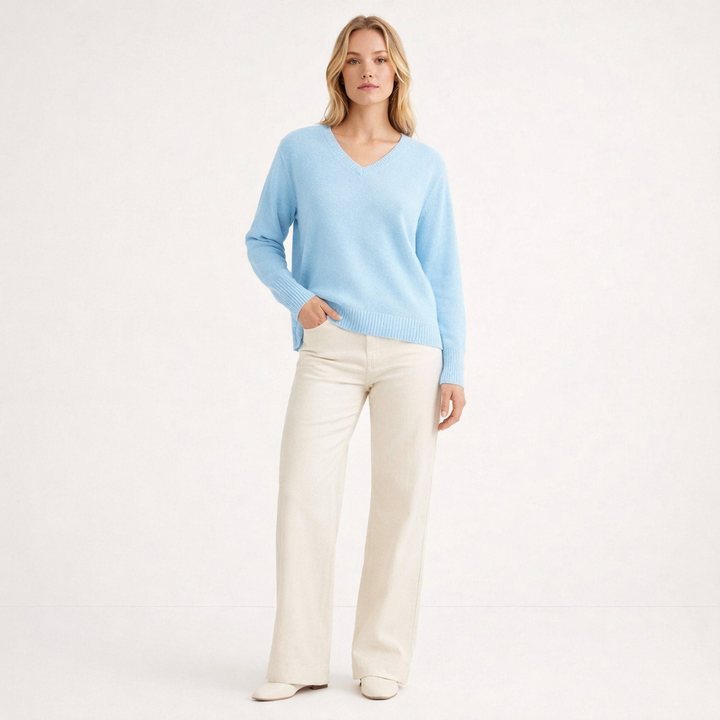 AUTRES COL V BLEU - Taille M (38)