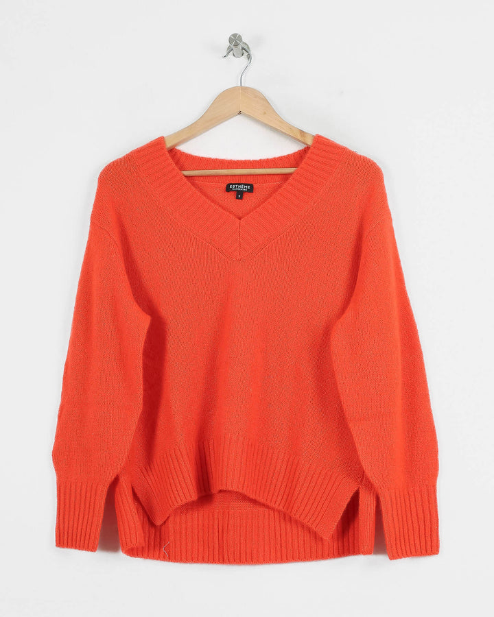 AUTRES COL V ORANGE - Taille S (36)