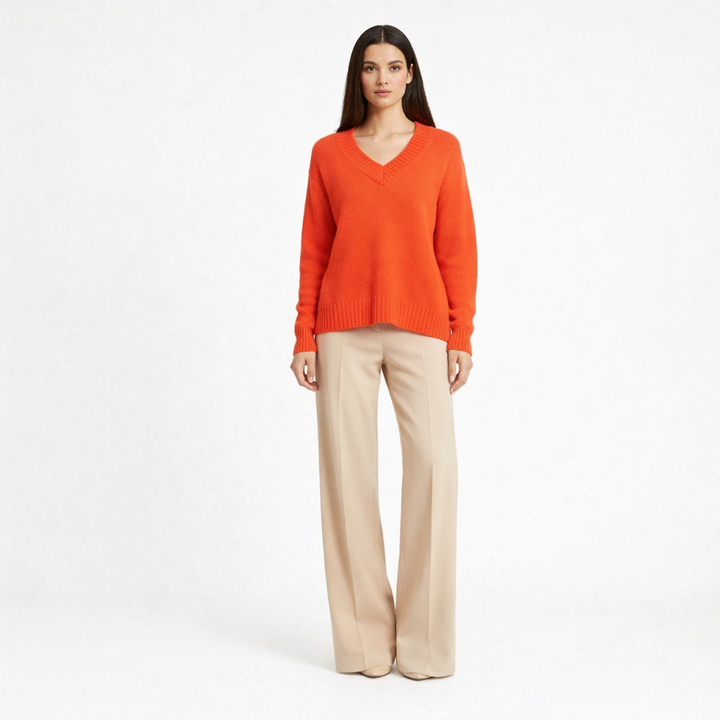 AUTRES COL V ORANGE - Taille S (36)