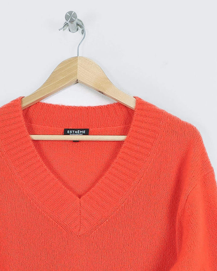 AUTRES COL V ORANGE - Taille M (38)