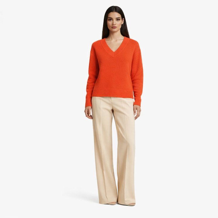 AUTRES COL V ORANGE - Taille M (38)