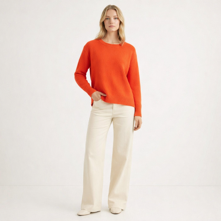 AUTRES COL ROND ORANGE - Taille L (40)