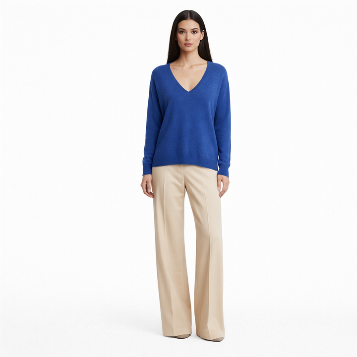 AUTRES COL V BLEU - Taille S (36)