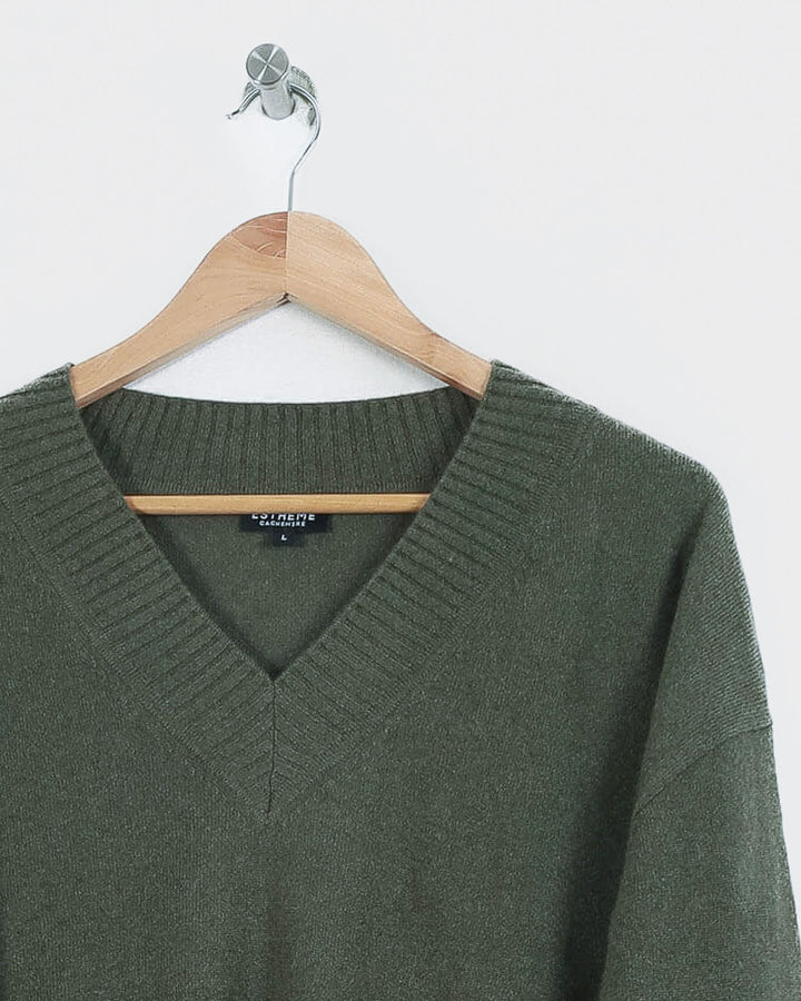 AUTRES COL V VERT - Taille L (40)