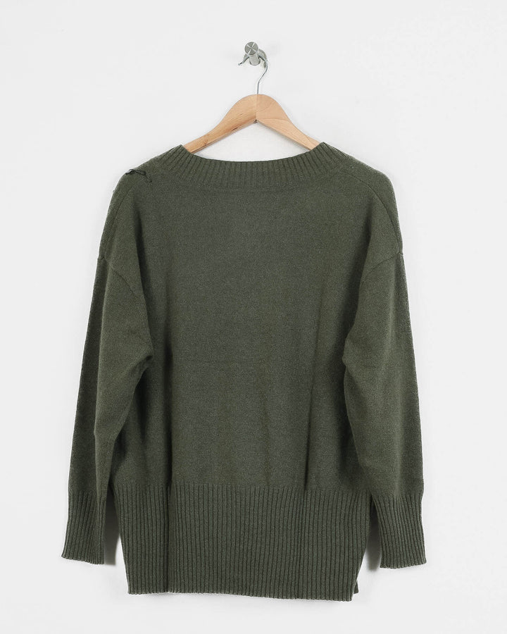 AUTRES COL V VERT - Taille L (40)