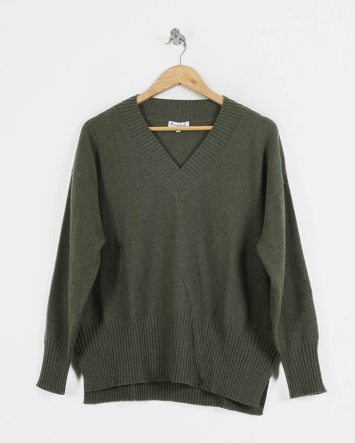 AUTRES COL V VERT - Taille L (40)