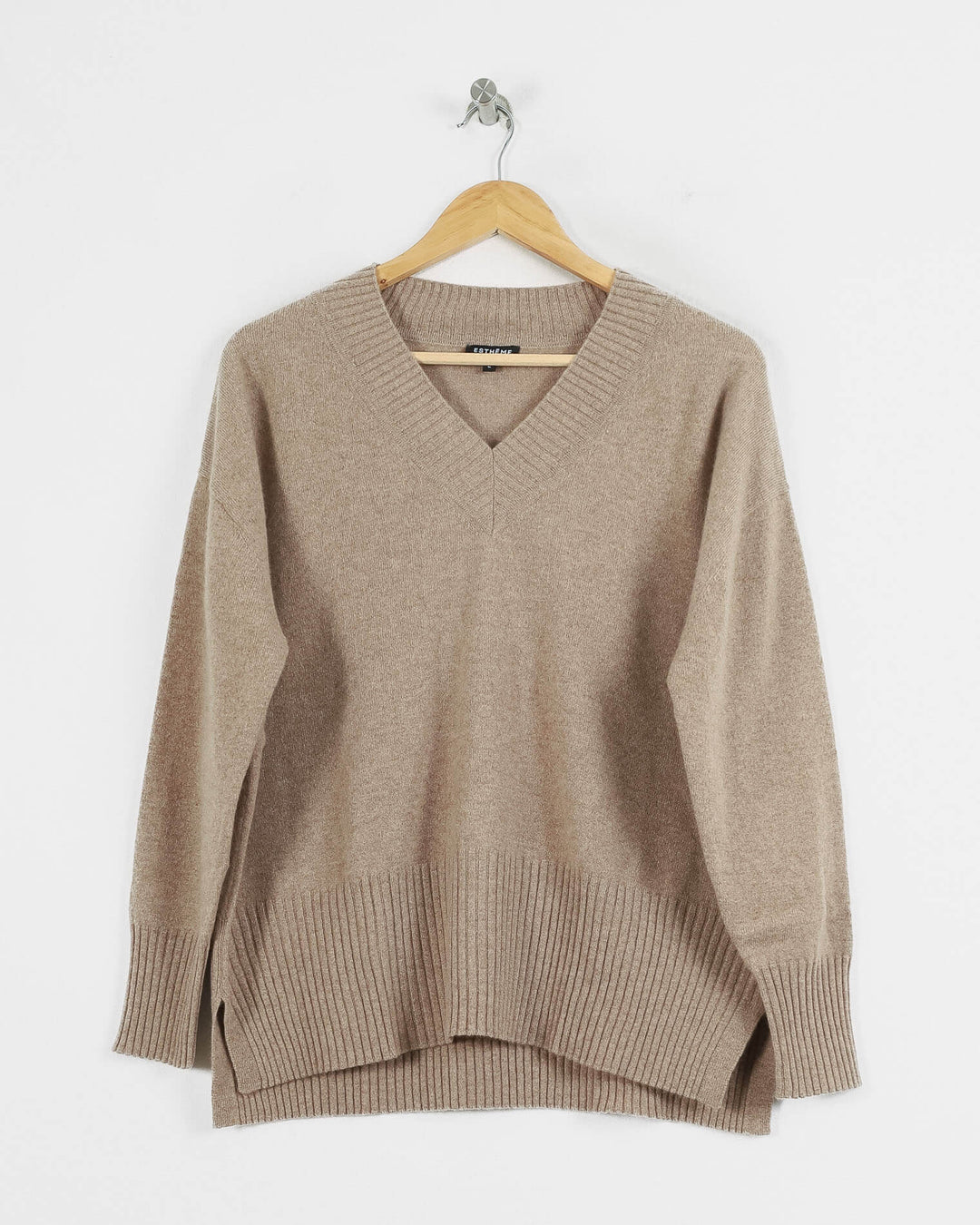 AUTRES COL V BEIGE - Taille L (40)