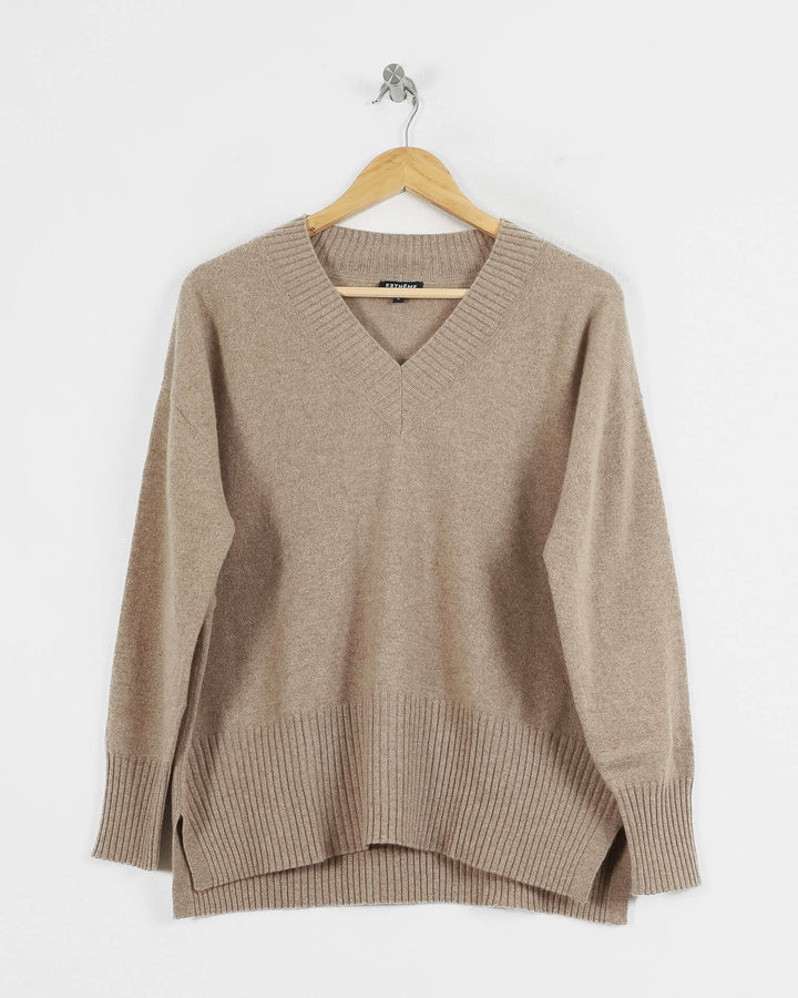 AUTRES COL V BEIGE - Taille L (40)