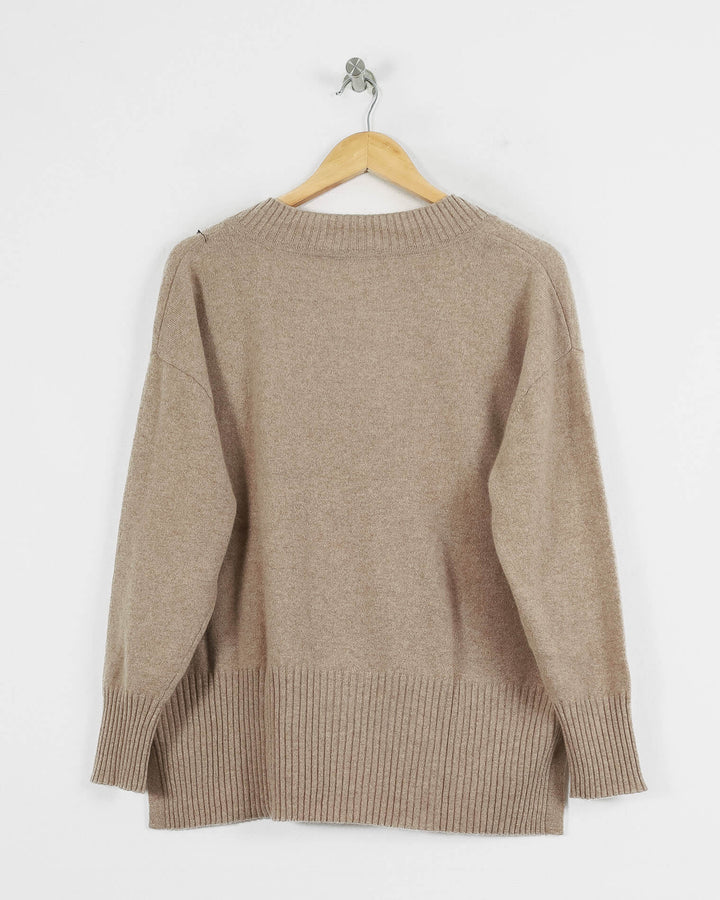 AUTRES COL V BEIGE - Taille L (40)