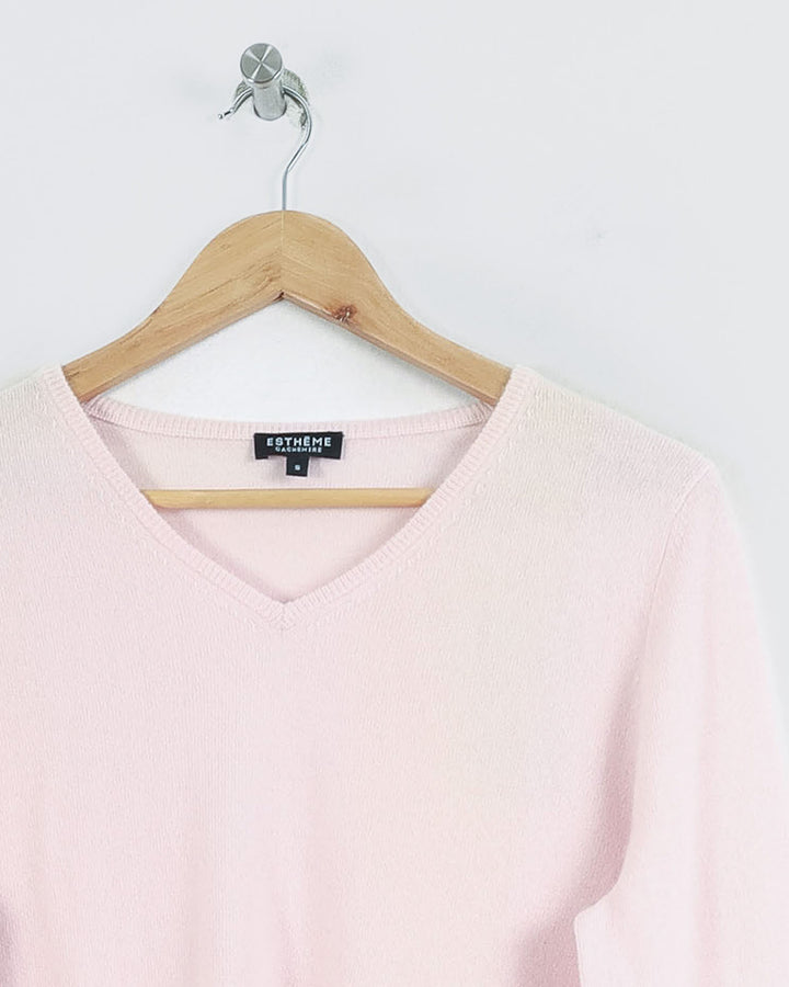 AUTRES COL V ROSE - Taille S (36)