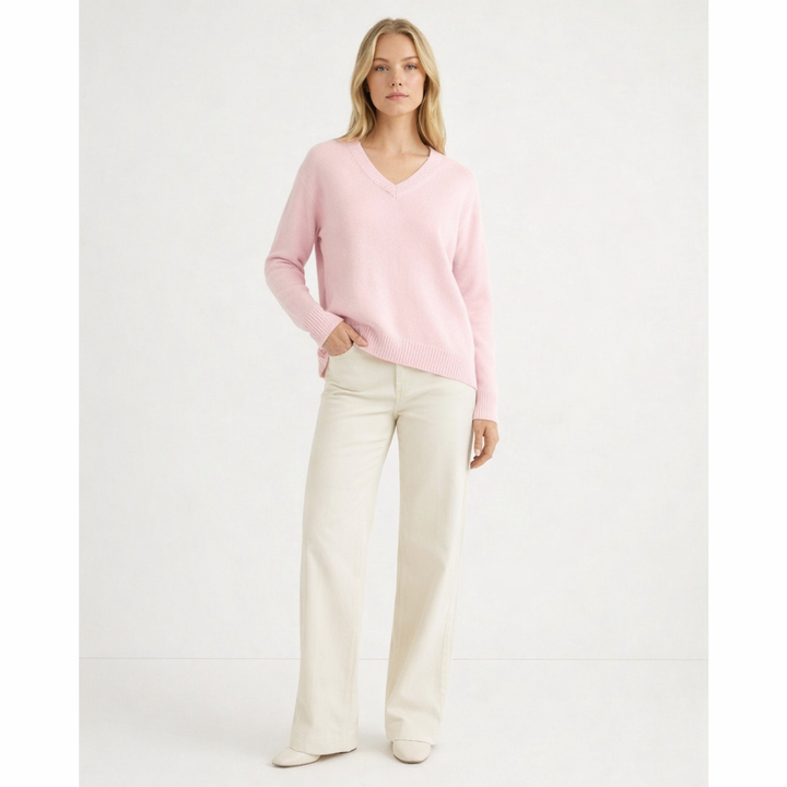 AUTRES COL V ROSE - Taille S (36)