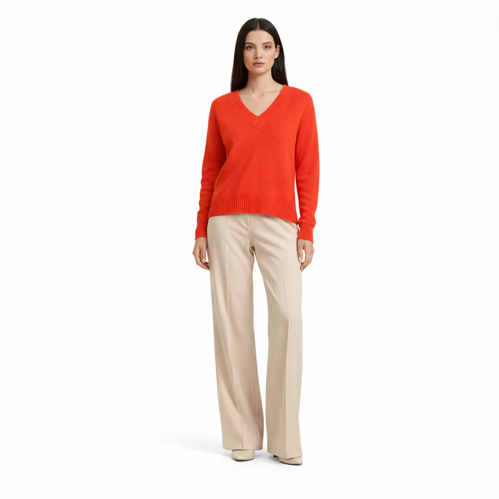 AUTRES COL V ORANGE - Taille XS (34)