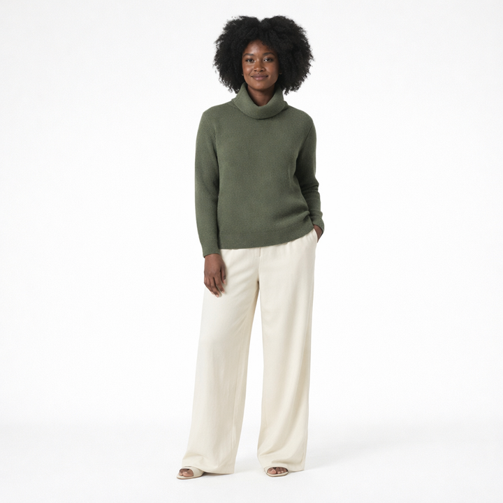 AUTRES COL ROULÉ VERT - Taille XXL (44)