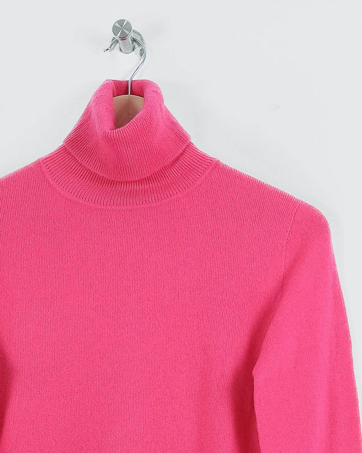 AUTRES COL ROULÉ ROSE - Taille S (36)