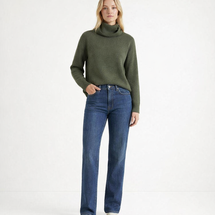 AUTRES COL ROULÉ VERT - Taille XL (42)