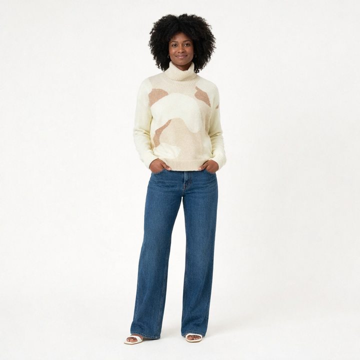 AUTRES COL ROULÉ BEIGE - Taille S (36)