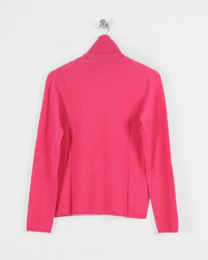 AUTRES COL ROULÉ ROSE - Taille L (40)