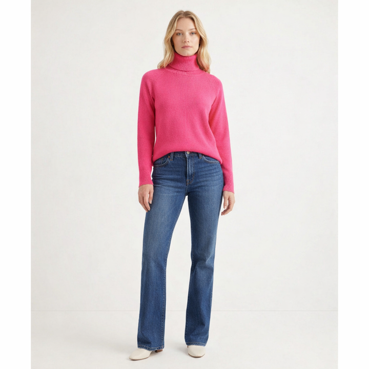AUTRES COL ROULÉ ROSE - Taille M (38)