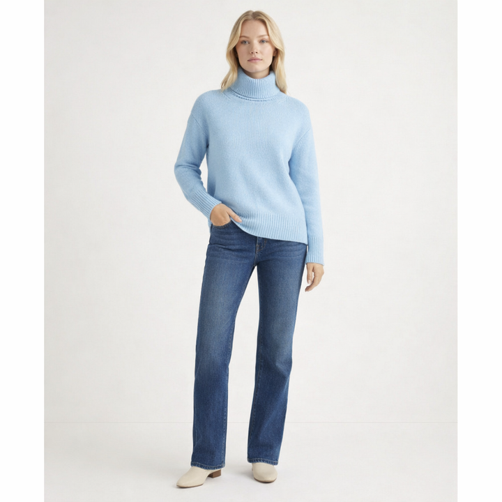 AUTRES COL ROULÉ BLEU - Taille S (36)