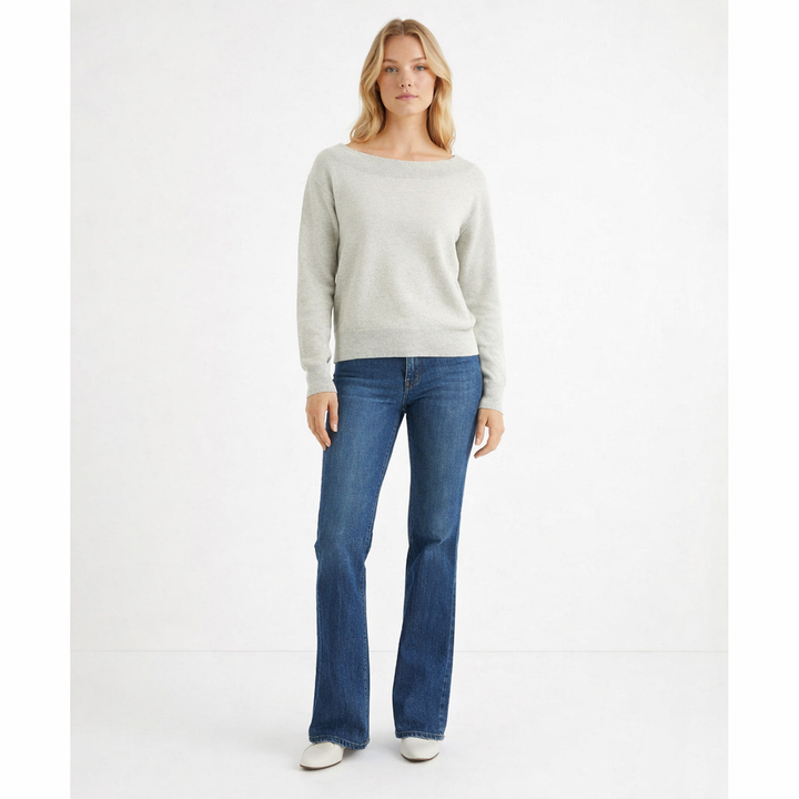 PRINCESSE TAMTAM COL ROND GRIS - Taille S (36)