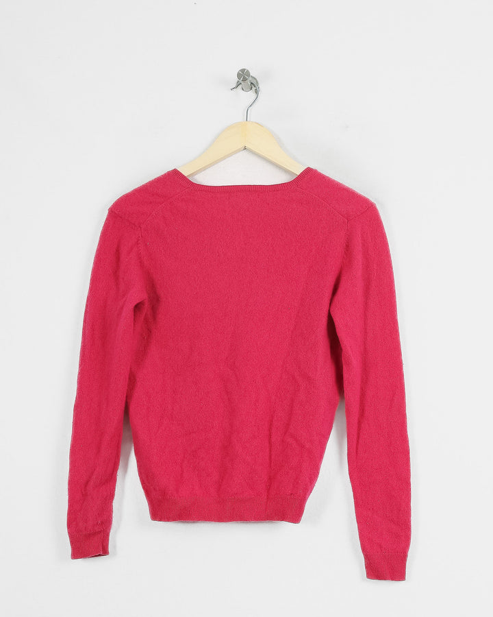 MONOPRIX COL V ROSE - Taille S (36)