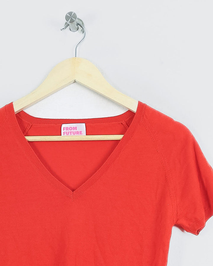 FROM FUTURE COL V ROUGE - Taille M (38)