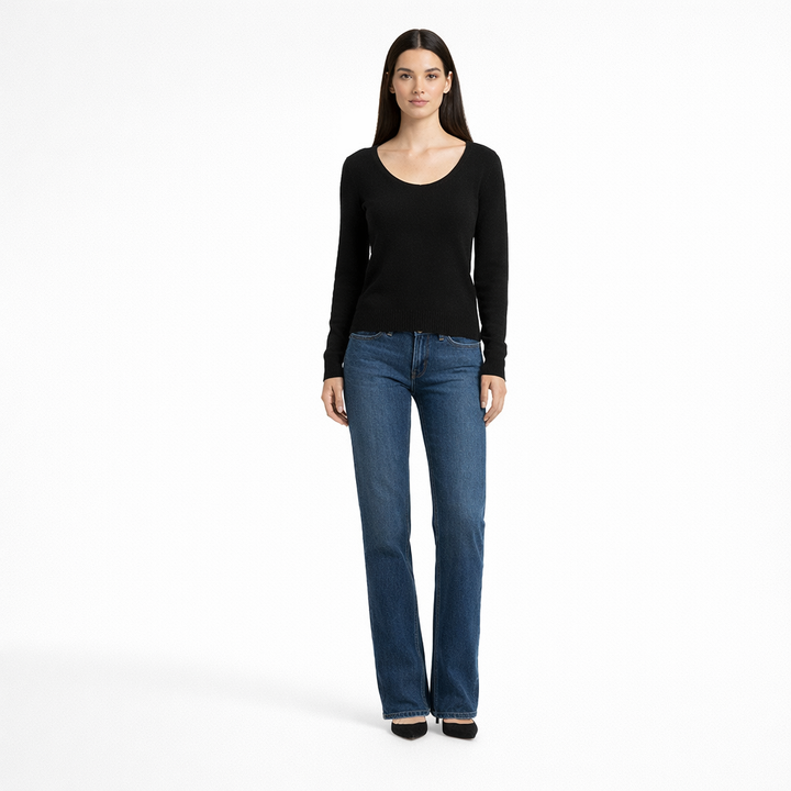 ERIC BOMPARD COL ROND NOIR - Taille S (36)
