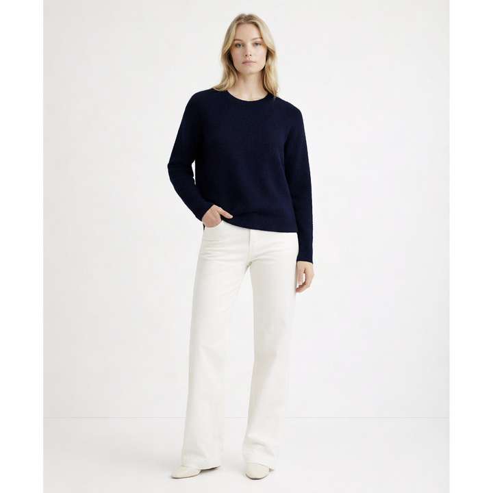 GALERIES LAFAYETTES COL ROND BLEU - Taille M (38)