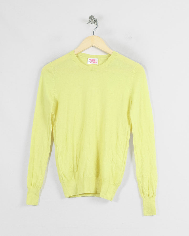 FROM FUTURE COL ROND JAUNE - Taille XS (34)