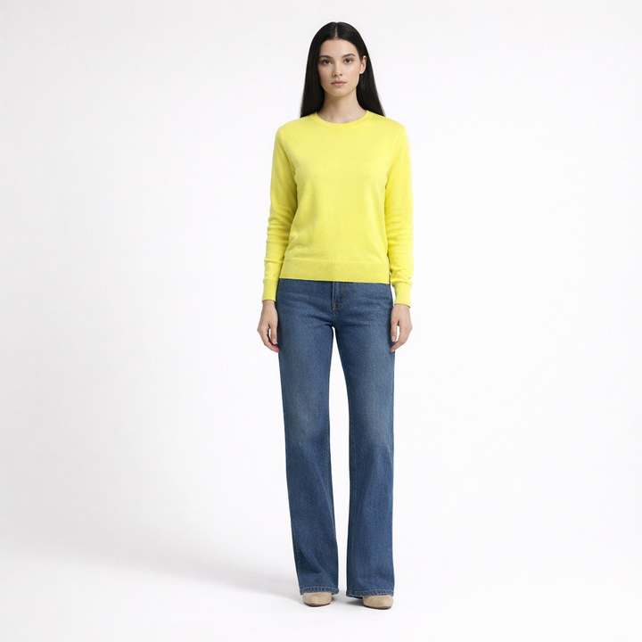 FROM FUTURE COL ROND JAUNE - Taille XS (34)