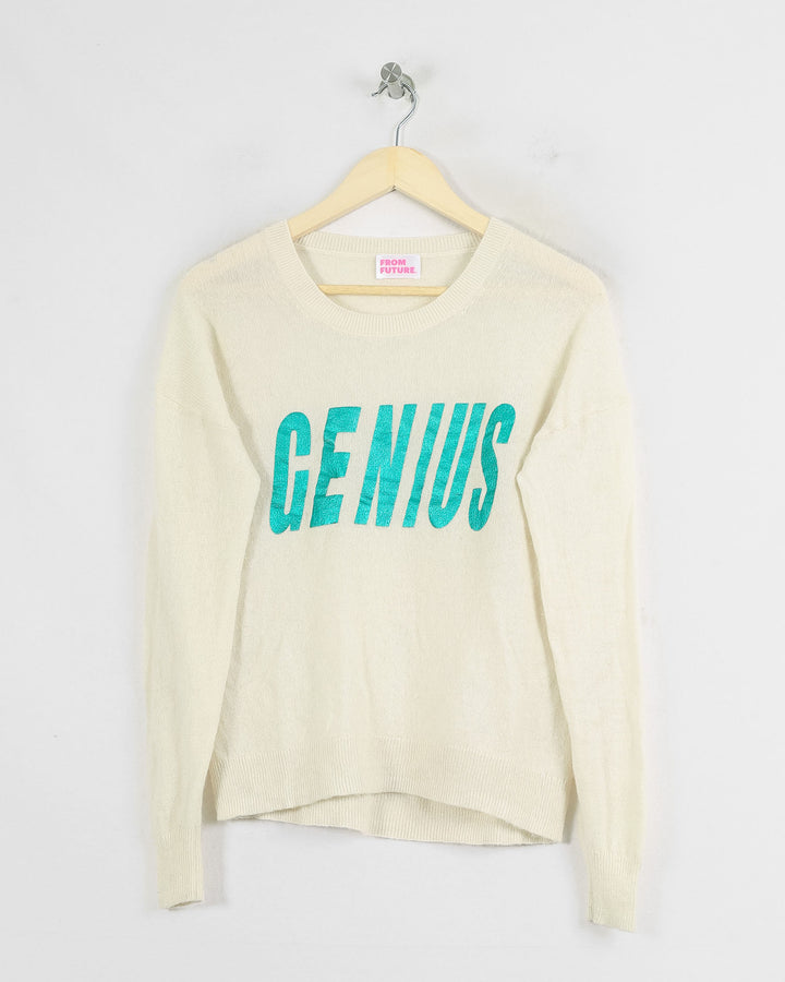 FROM FUTURE COL ROND BEIGE - Taille M (38)