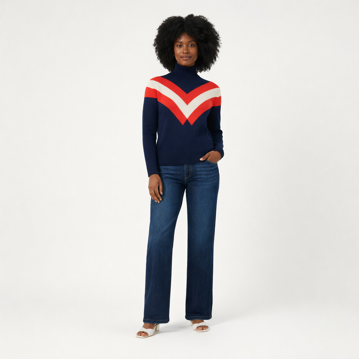 FROM FUTURE COL ROND BLEU - Taille S (36)