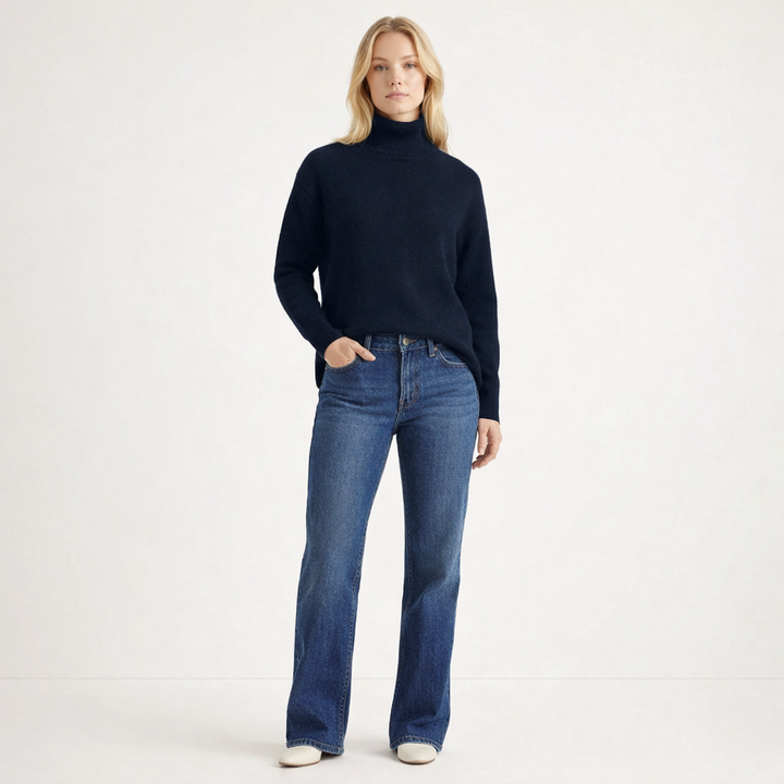 FROM FUTURE COL ROULÉ BLEU - Taille S (36)