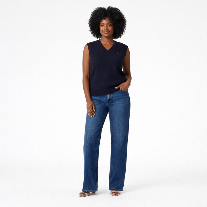 RALPH LAUREN SANS MANCHE NOIR - Taille L (40)