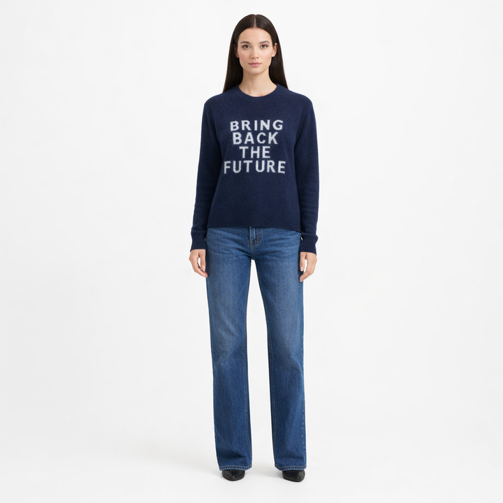 FROM FUTURE COL ROND BLEU - Taille L (40)