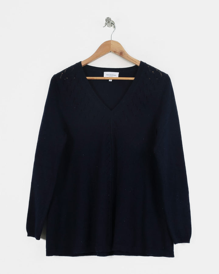 ERIC BOMPARD COL V BLEU - Taille M (38)