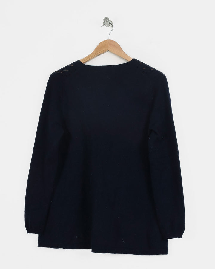 ERIC BOMPARD COL V BLEU - Taille M (38)