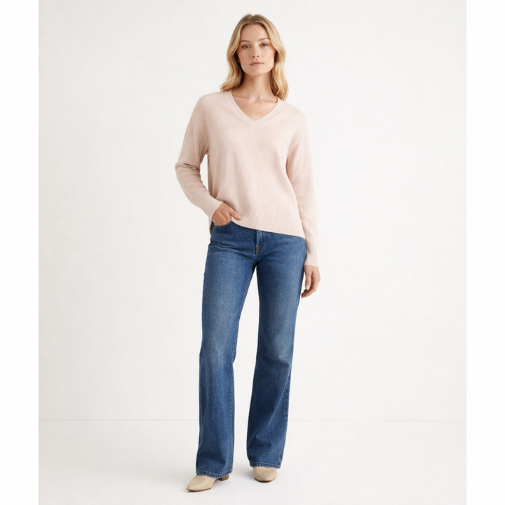 ERIC BOMPARD COL V ROSE - Taille S (36)