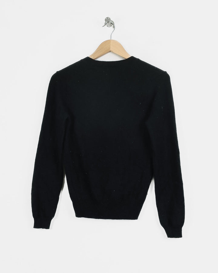 MONOPRIX COL V NOIR - Taille S (36)