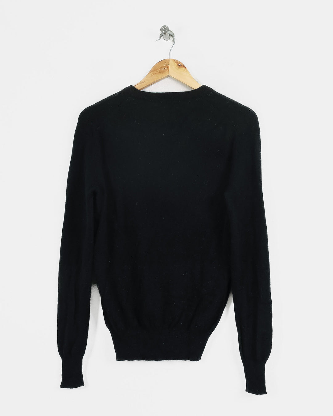 JUST CASHMERE COL V NOIR - Taille M (38)